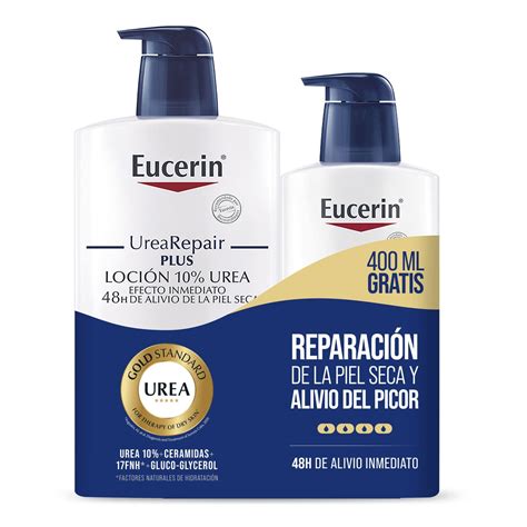Eucerin Pack Urearepair Plus Loción 10 Urea 1l400ml Promofarma