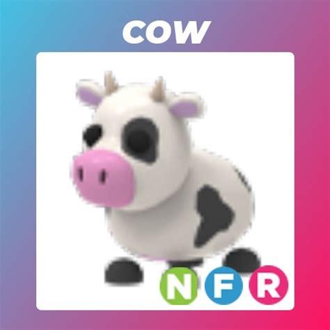 Roblox Adopt Me Neon Cow Fr Czechowice Dziedzice Kup Teraz Na