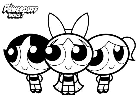 Free Printable Powerpuff Girls Coloring Pages In 2020 Coloring Pages