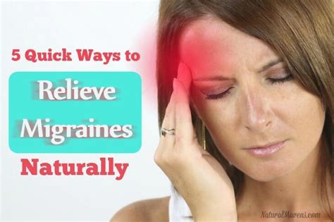 5 Quick Ways To Relieve Migraines Naturally How To Relieve Migraines Migraine How To Relieve