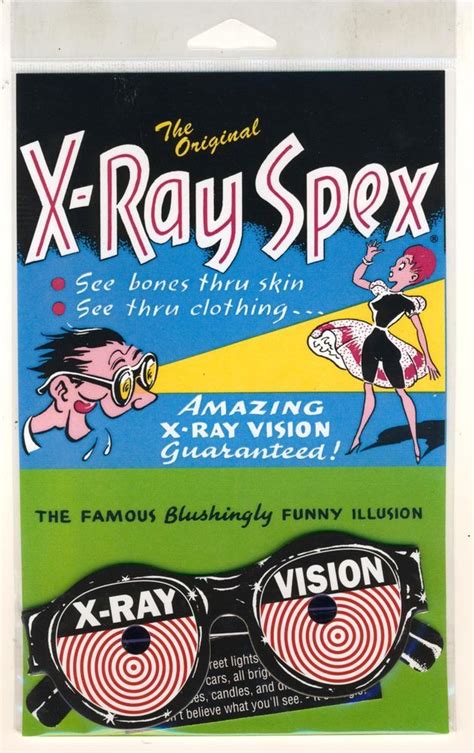 original x ray specs spex xray glasses new in package classic comic book novelty peek a boo