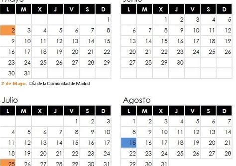 Calendario Laboral Archivos Latorre Y Vegas