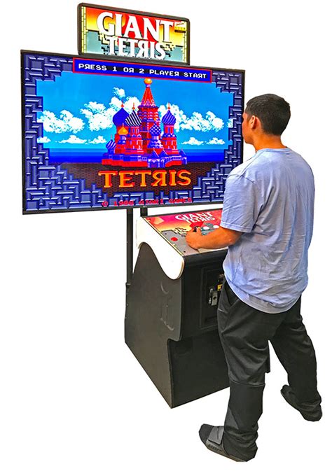 Giant Tetris Classic Video Game Arcade Party Rental Giant Size Game