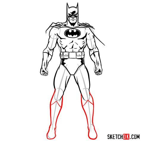 Learn How To Draw Batman In His Classic Grey Suit In 18 Steps