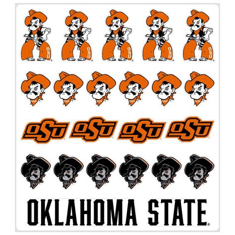 Oklahoma State Cowboys Multi Purpose Vinyl Sticker Sheet