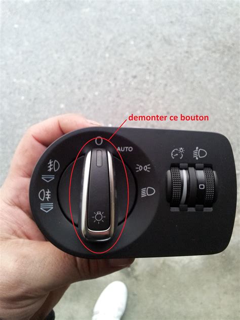 Bouton Commodo Declairage Problèmes Intérieur Forum Audi A3 8p 8v