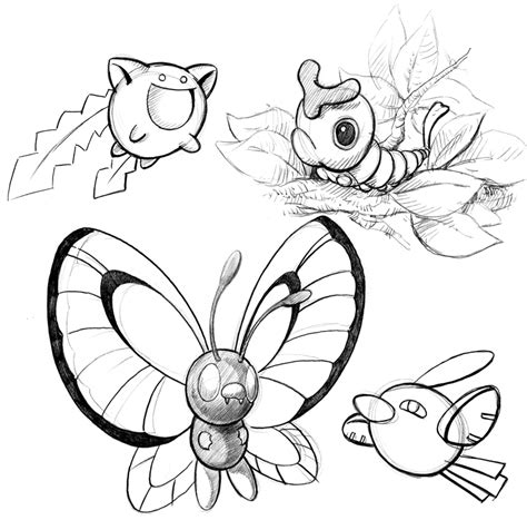Pokemon Sketches By Willpetrey On Deviantart