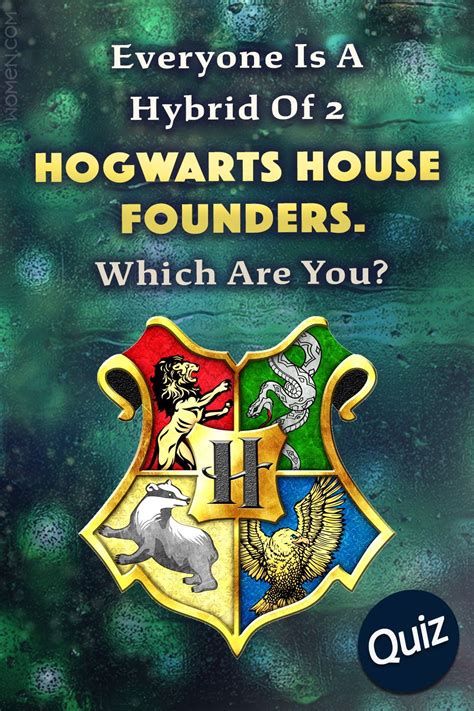 Or are you stuck between two options? Everyone Is A Hybrid Of Two Hogwarts House Founders. Which ...