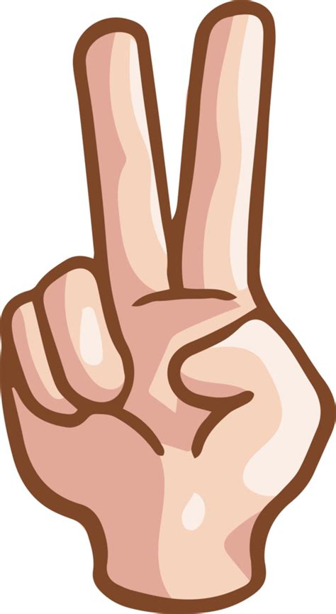 Peace Sign Fingers Png