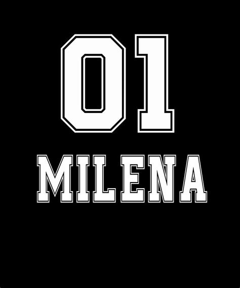 Milena Name Tshirt Birthday Tshirt Milena Digital Art By Benjamin