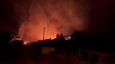 El incendio de La Palma sin control 2 000 hectáreas quemadas y más de