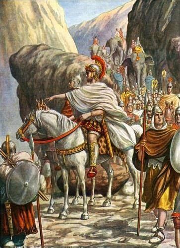 Hannibal crossing the Alps. | Ancient carthage, Ancient warfare, Ancient warriors