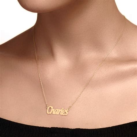 925 sterling silver name necklace charles etsy