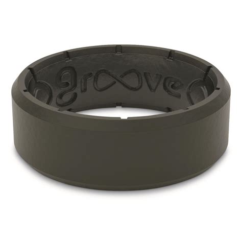 Groove Life Edge Mens Silicone Ring 716024 Jewelry At Sportsmans Guide