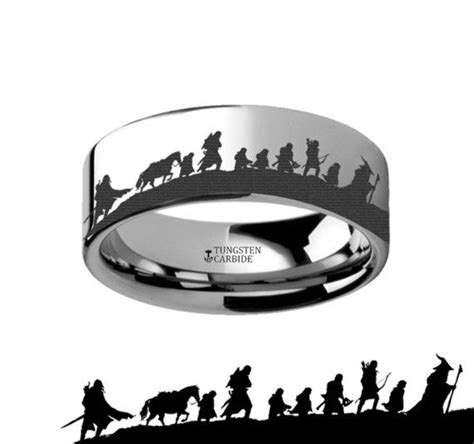 Lord Of The Rings Wedding Ring Engraving Jenniemarieweddings