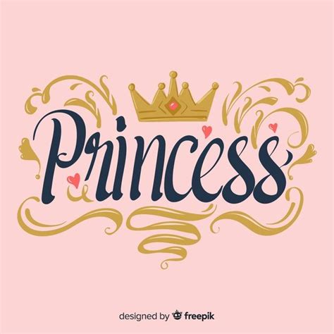 Download Calligraphic Princess Background For Free Vector Free