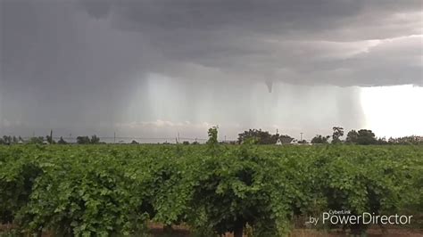 Funnel Cloud And Thunderstorm Youtube
