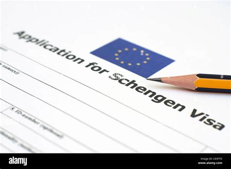 Solicitud De Visado Schengen Fotografía De Stock Alamy