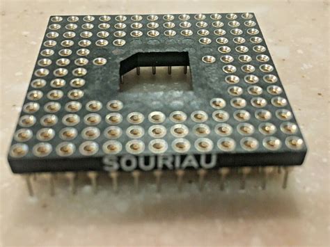128 Pin Machine Pin Grid Array Pga Ic Socket Souriau 2 Pcs Ebay