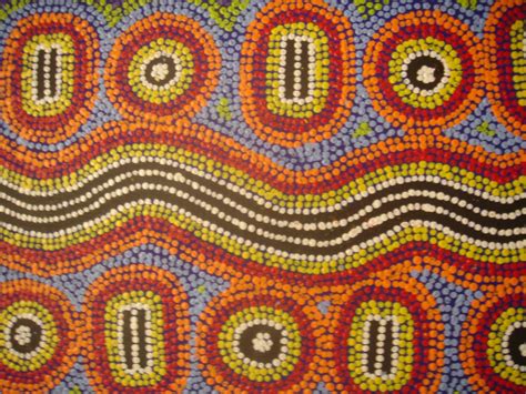 Australia Peintures Aborigènes Round The World Trip Et Art Art