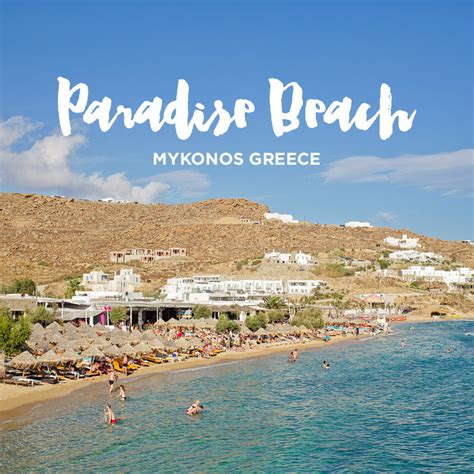 Best Party Beach Paradise Beach Mykonos Greece