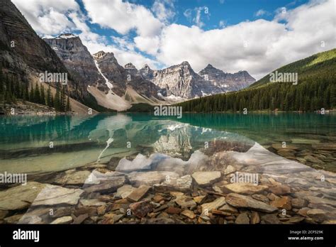 Moraine Lake And Valley Of The Ten Peaks In Banff National Park