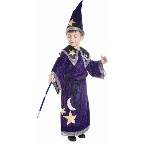 Dress Up America Magic Wizard Costume Purple Large 12 14 39 Waist