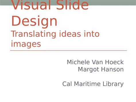 Pptx Visual Slide Design Translating Ideas Into Images Dokumentips