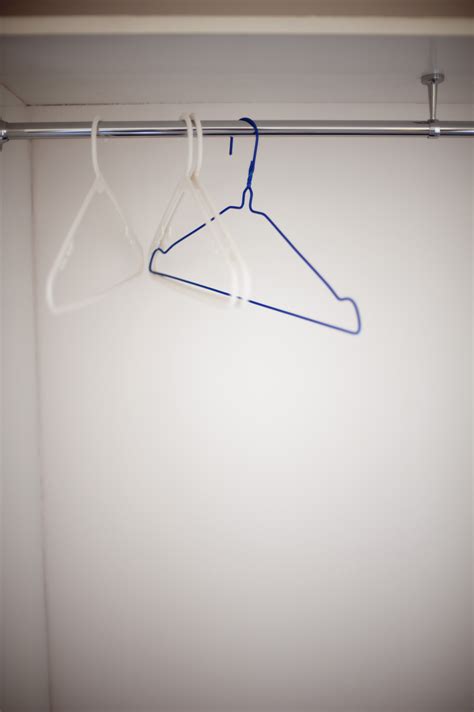 Free Image Of Empty Wire Coat Hangers In A Closet Freebiephotography