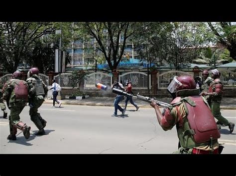 Kenyan Police Use Tear Gas To Disperse Opposition Supporters In Nairobi