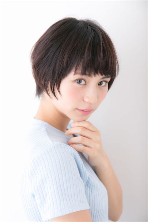 【ベストセレクション】 ヘアカタログ ショート 黒髪 ...