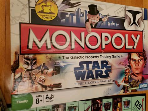 Star Wars The Clone Wars Monopoly The Galactic Property Trading Game