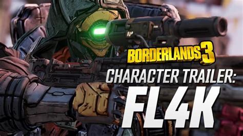 Borderlands 3 Fl4k Character Profile Trailer Revealed Here Are His