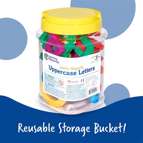 Learning Resources Jumbo Magnetic Uppercase Letters Abcs Early Letter