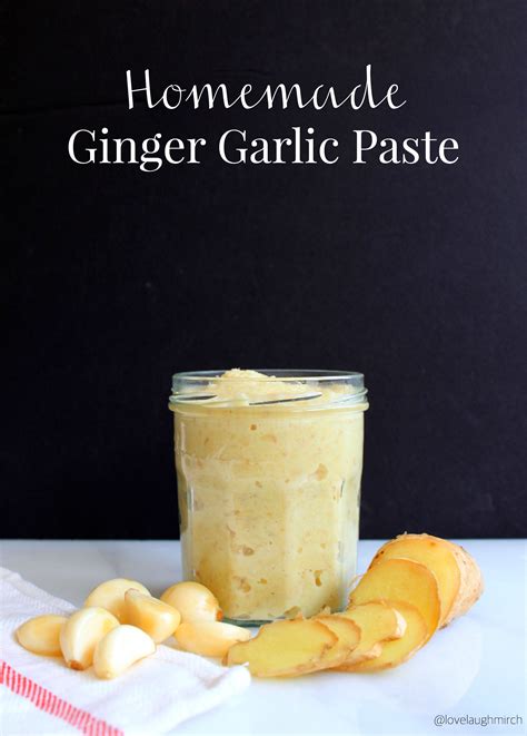 Homemade Ginger Garlic Paste Love Laugh Mirch