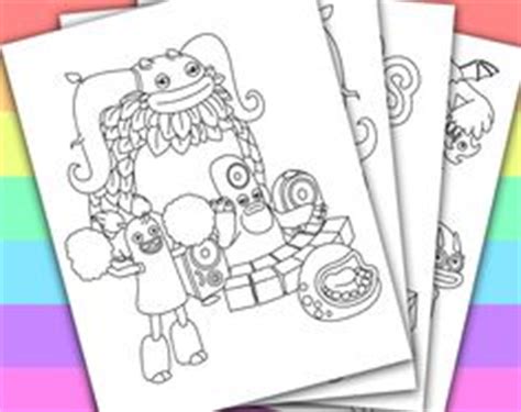Coloring book, a brand new app that allows users to relax and explore the wonderful world of my singing monsters. My Singing Monsters Coloring Pages On Cartoons With How To Draw Ghazt From My Singing Monsters ...