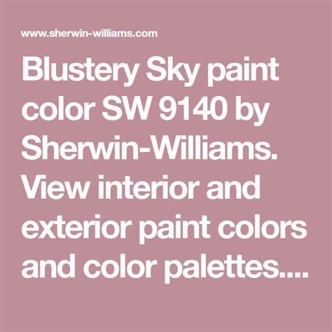Blustery Sky Paint Color Sw 9140 By Sherwin Williams View Interior And
