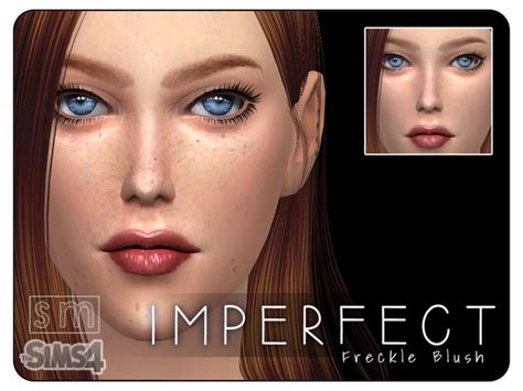 Imperfect Freckle Blush Mask By Screaming Mustard At Tsr Sims 4 Updates