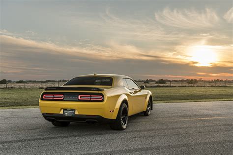 Hennessey performance offers an hpe1000 upgrade for the 2018 dodge challenger srt demon. 880 Rear Wheel HP Dodge Demon Dyno Testing | Hennessey ...