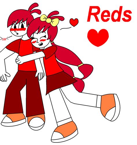 Red Bird X Red Female Bird Humanized By Merci12 On Deviantart