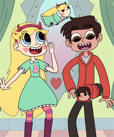 Tsum Tsum Of Star Butterfly And Marco Diaz By Deaf Machbot On Deviantart