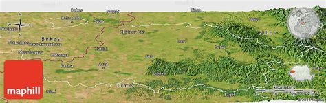 Satellite Panoramic Map Of Arad