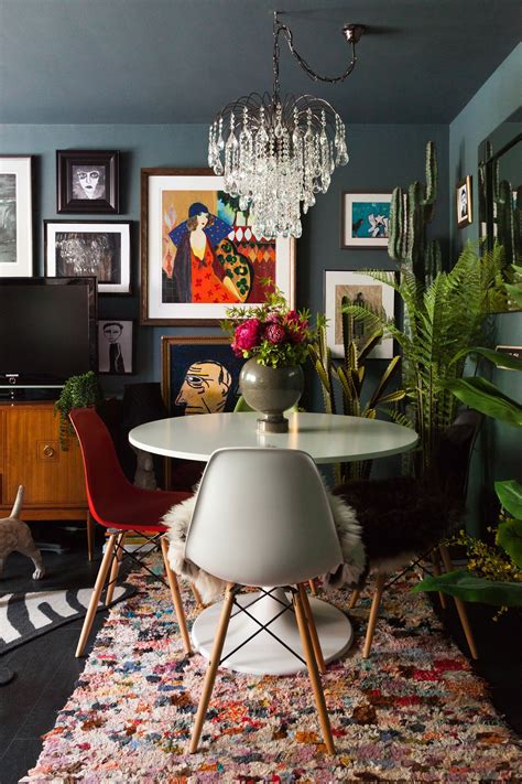 A Dramatic Maximalist London Flat Is Dark Eclectic And Cool