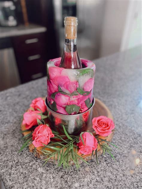How To Make A Diy Floral Ice Bucket For Your Next Party