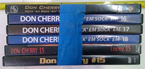 Don Cherry Rock Em Sock Em Dvd Lot 6 Dvds