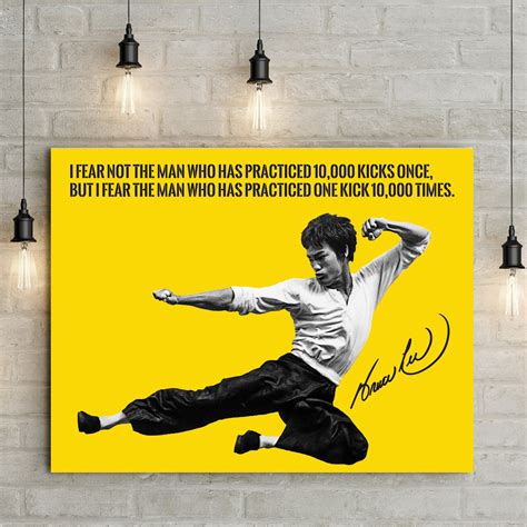 Bruce Lee Poster Quote