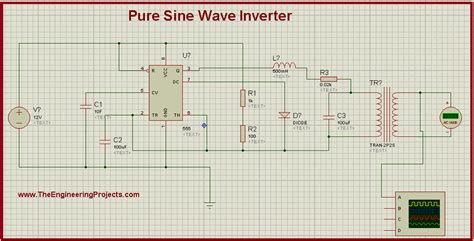Schematic Inverter Pure Sine Wave Wiring Diagram And Structur