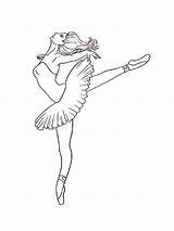 Coloring Ballet Printable Bright Colors Favorite Recommended sketch template