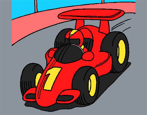 Desenho De Carro De Corrida Pintado E Colorido Por Usu Rio N O Registrado O Dia De Abril Do