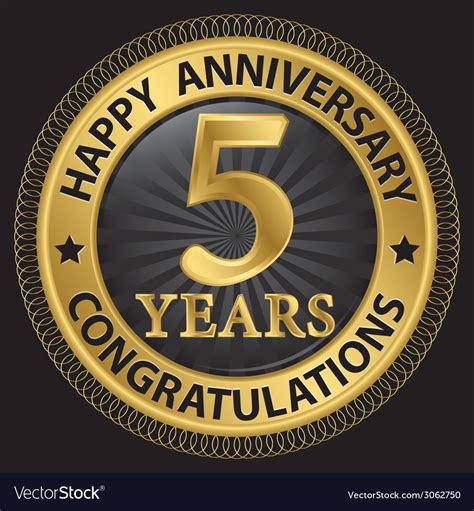 Congratulations On 5 Years Of Service